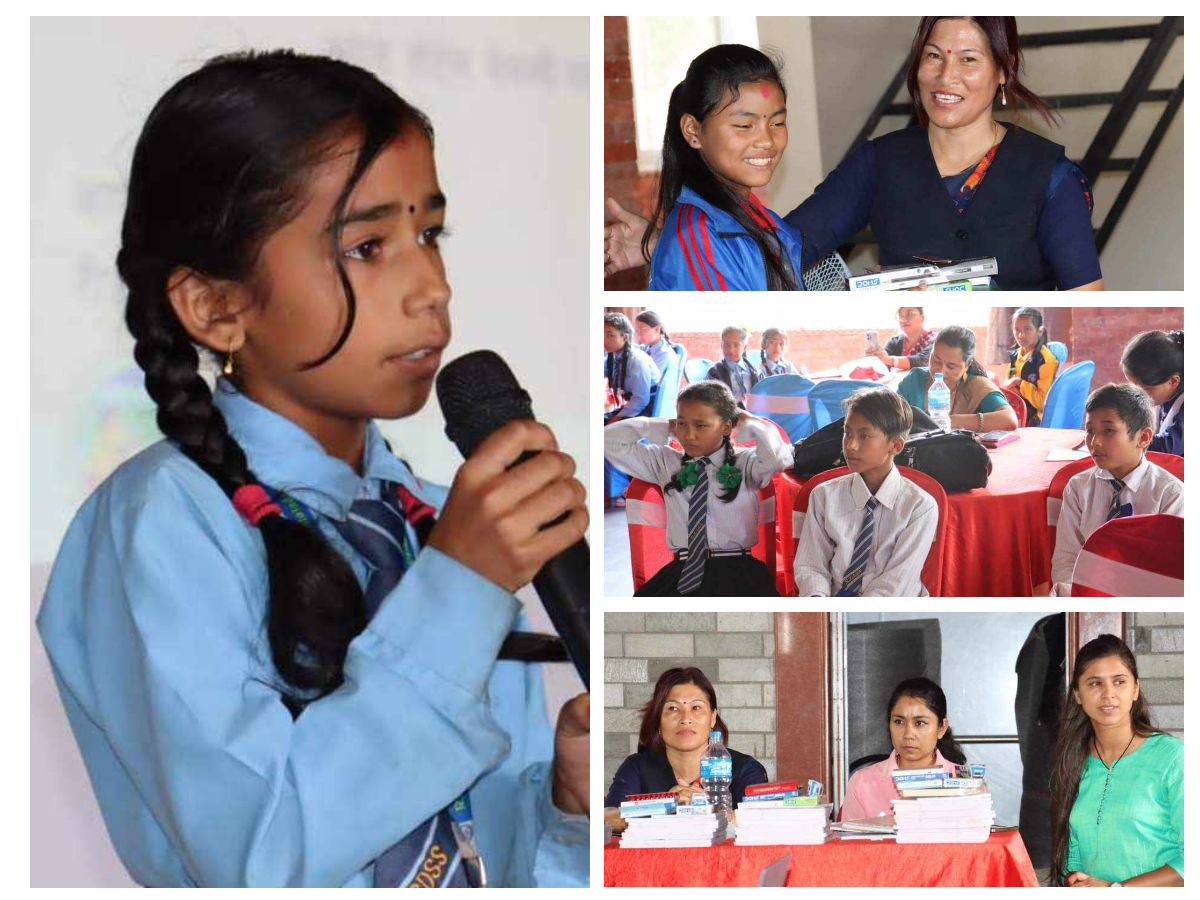 रिड नेपालले वक्तृत्वकला प्रतियोगिता आयोजना गर्दै मनायो बाल दिवस