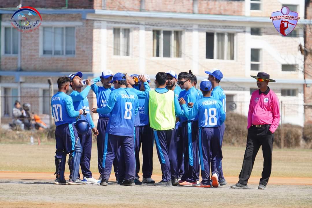 पाँचपोखरी टी-२० जिल्लास्तरीय क्रिकेटमा पाँचपोखरी हिमालयन र मेलम्चीको जित, कर्माको ह्याट्रिक विकेट